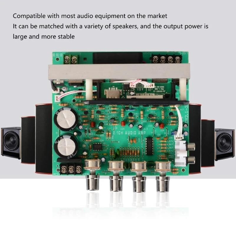 

Double AC18-26V DX-2.1 Power Amplifier Board Bluetooth-compatible Power AMP Module Clear and Powerful Sound Output H8WD