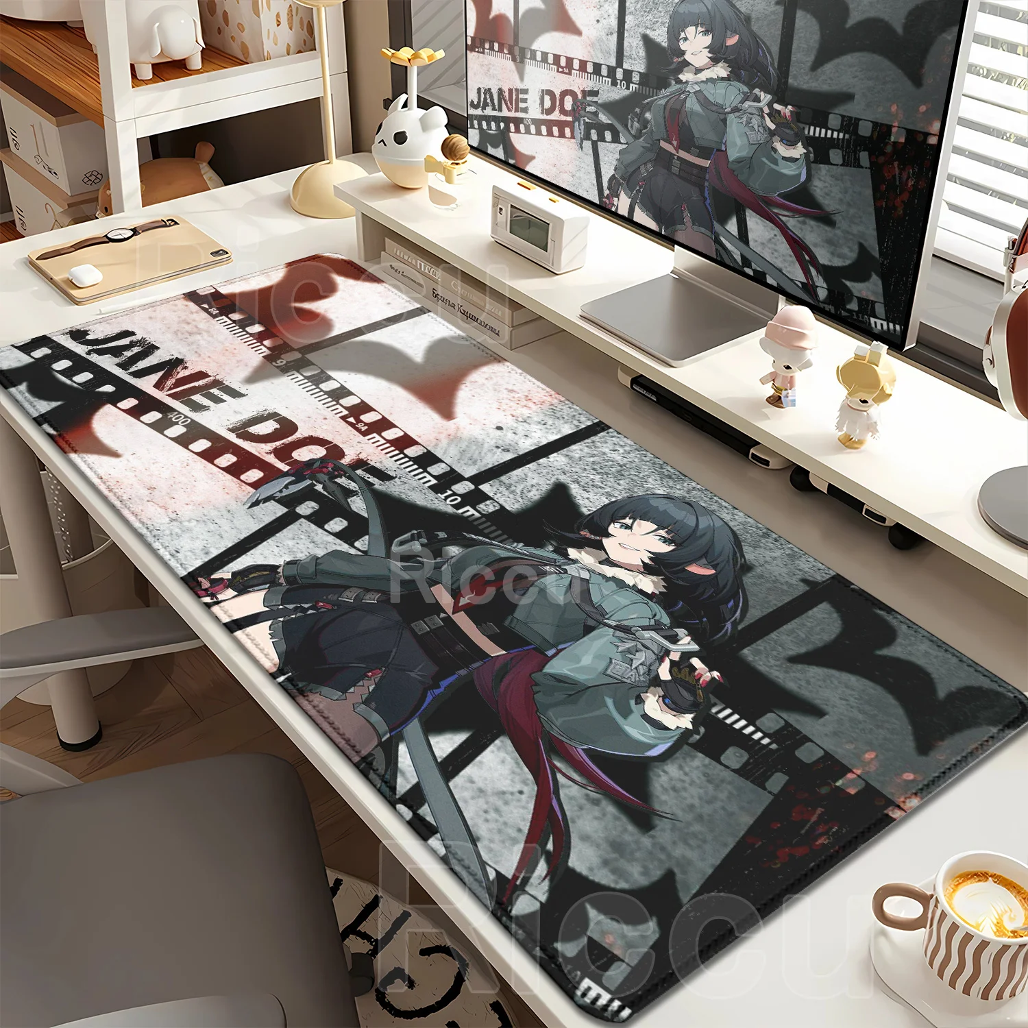 Spiel Jane Doe Anby Hoshimi Miyabi Anime Girl Mauspad Zenless Zone Zero ZZZ Mousepad Laptop Tastatur Gummi Overlock Schreibtischunterlage