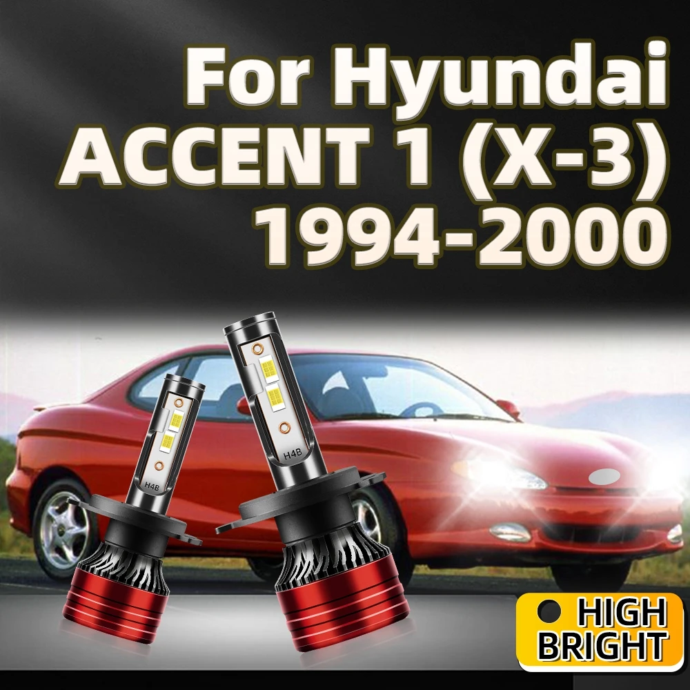 

LED 180W H4 Car Headlight 6000K Light Bulb 360 Degree For Hyundai ACCENT 1 (X-3) 1994 1995 1996 1997 1998 1999 2000