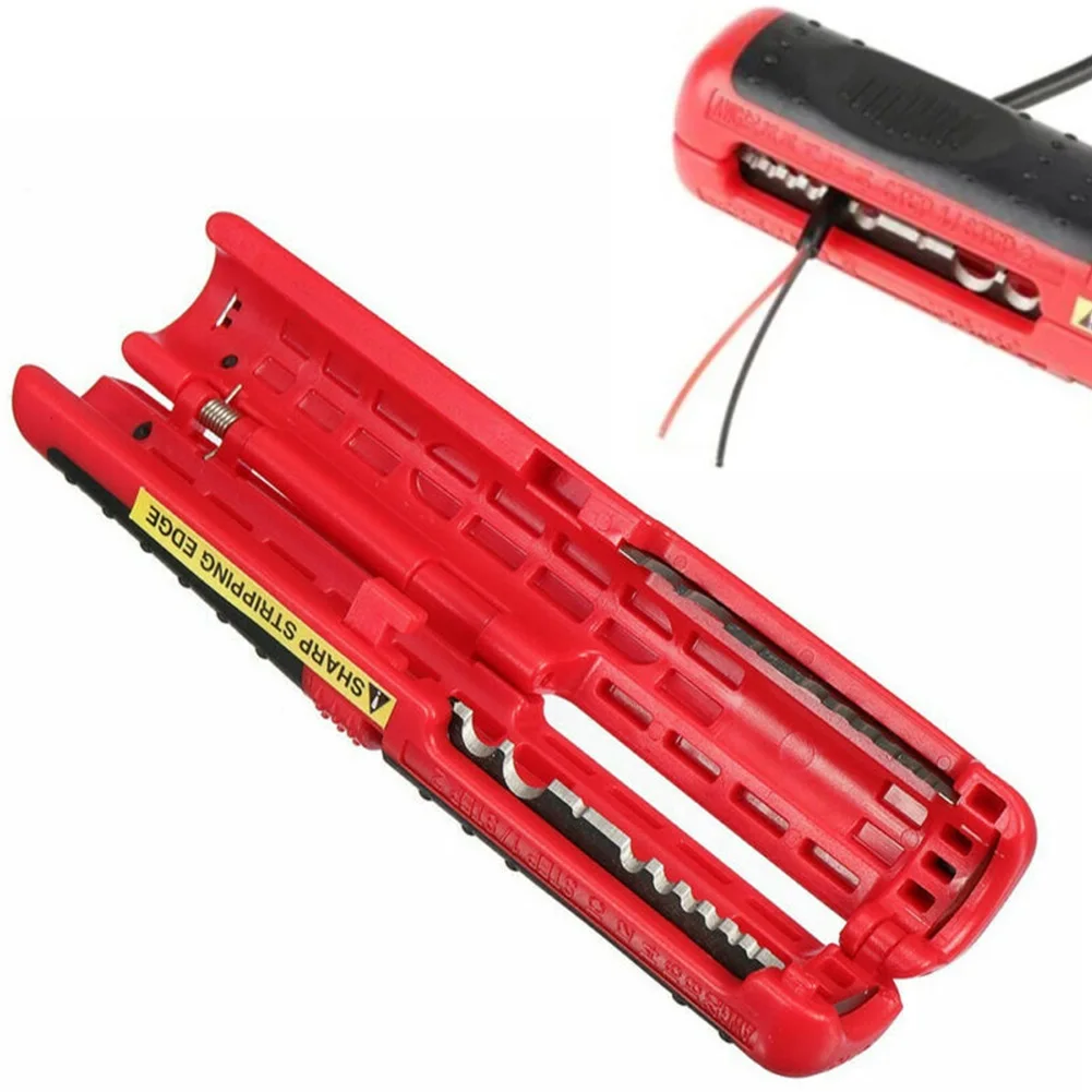 Mini Portable Stripper Crimper Pliers Crimping Tool Cable Stripping Wire Cutter Cut Line Pocket Multito Machine Pliers Tool