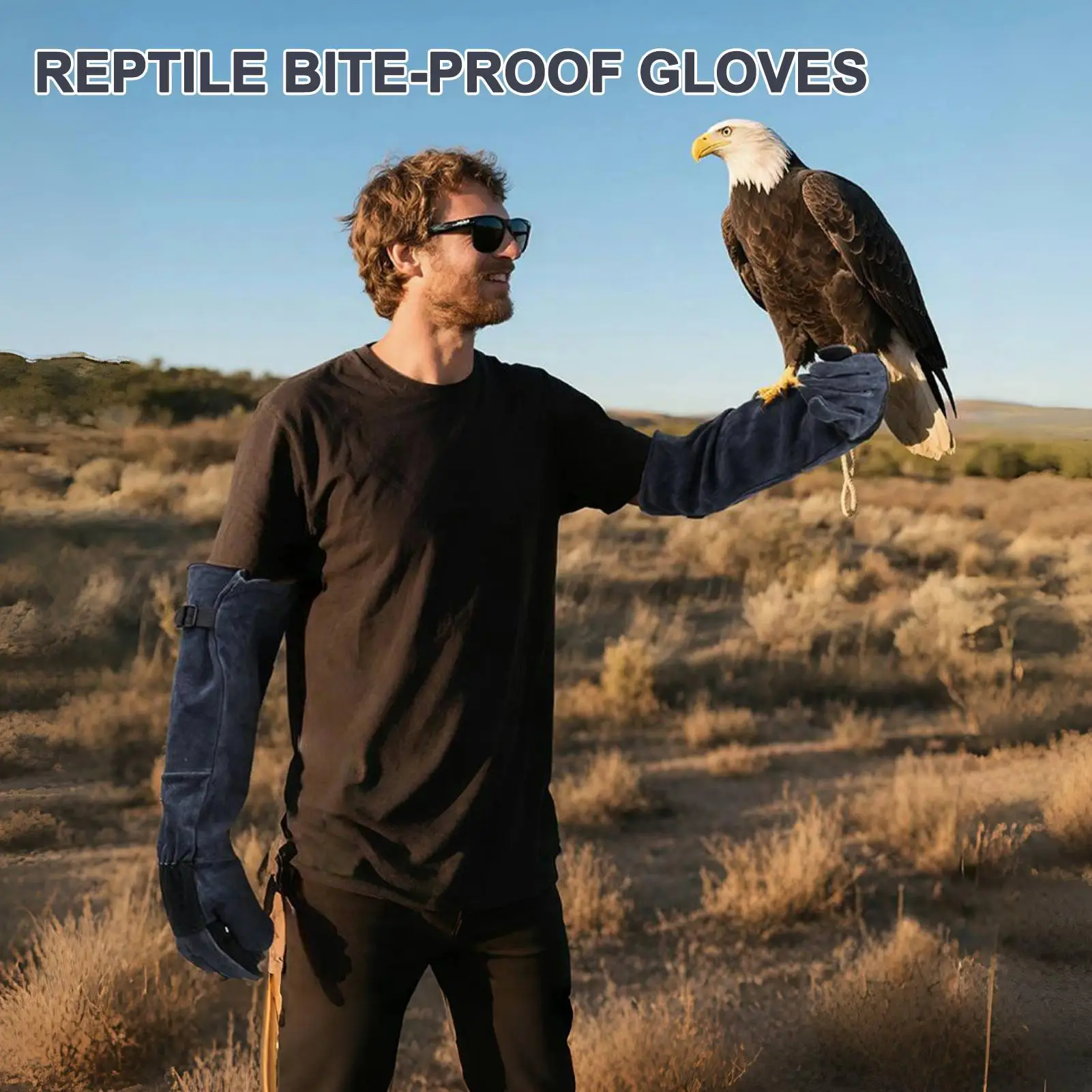 猫ハンドリンググローブ 23.6インチ 多目的ペットグルーミンググローブ 保護スリーブ 爬虫類 ヘビ 猫 犬 養殖用