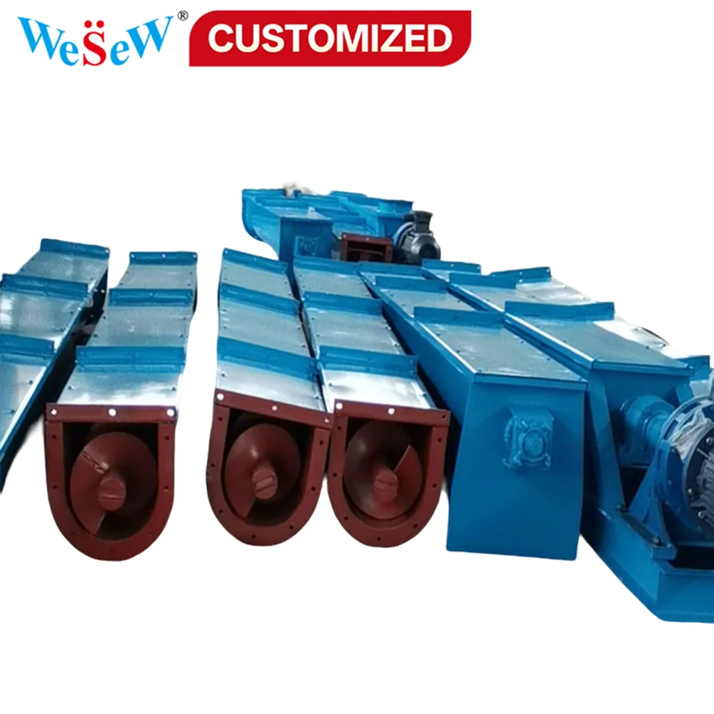 

Custom U-Type Auger Feeder Stainless Steel Shaftless Screw Conveyor Cement Granule Conveying Equipment Factory Manufacturer