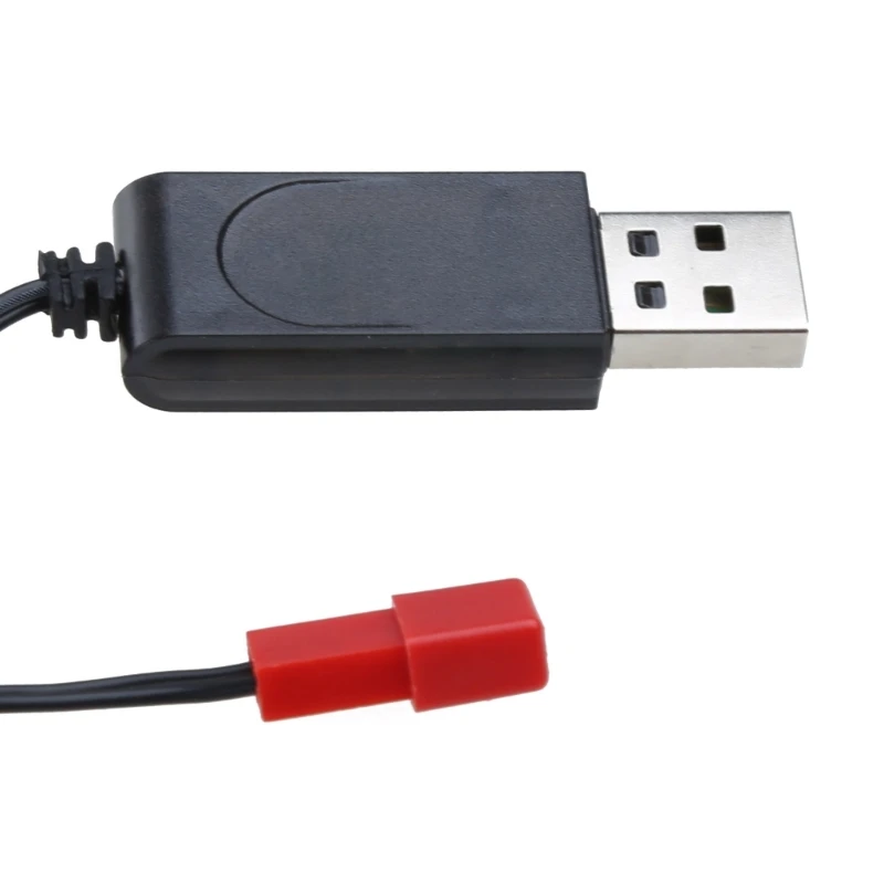 Unidad batería USB 3,7 500mA, paquetes cargador USB, enchufe rojo para juguetes eléctricos, cargador avión C