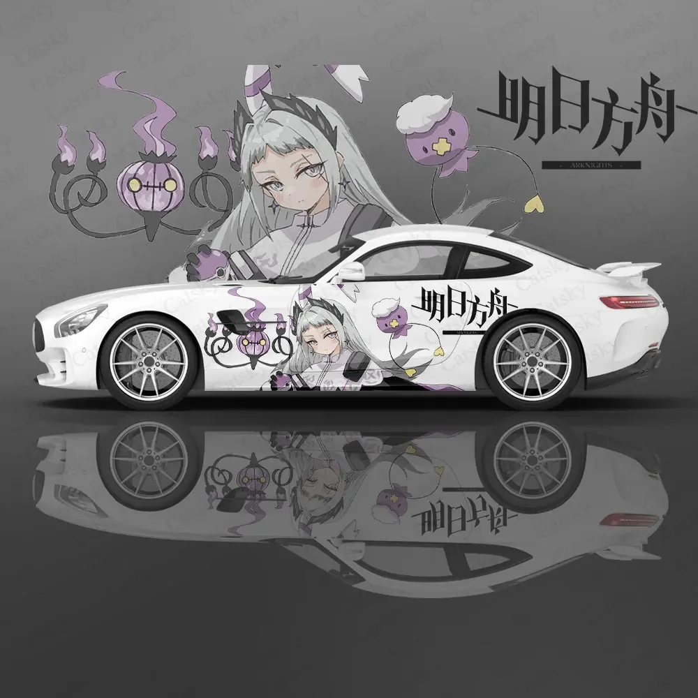 

Irene (Arknights) аниме девушка автомобильная наклейка цветок виниловые наклейки для автомобиля внедорожник боковые графические наклейки, универсальный размер, наклейки на кузов автомобиля