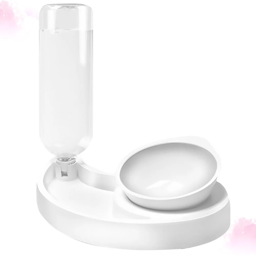 

Slow Feeder Anti Food Container Practical Eating Bowl Useful Feeding Device for Pet Cat Dog Puppy (White)