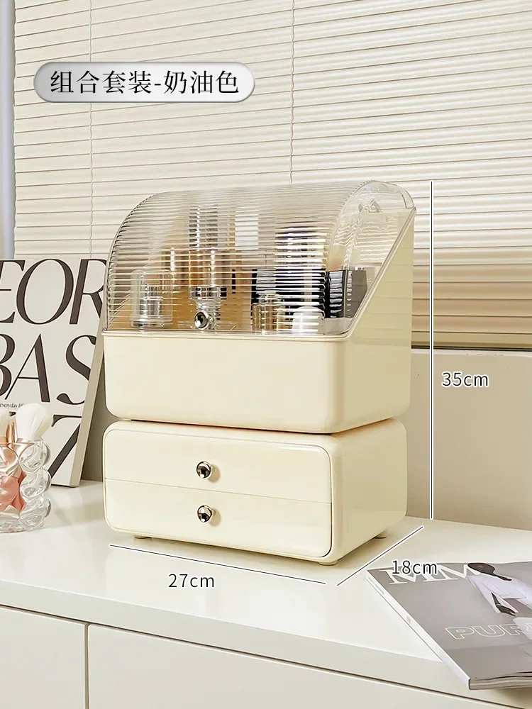 Storage Organizer Type Drawer Make Makeup Lipstick Tables Skincare Holder Box Brush Up Desktop Case Cosmetic