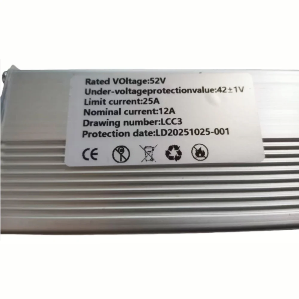 Customized LCC3 Brushless Motor Controller 52V 25A Electric Bicycle Conversion Kit Ebike Controller for LCD Display