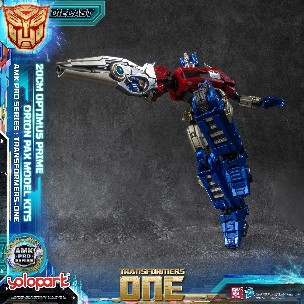 YOLOPARK transformateurs un Optimus Prime Megatron figurine 20 cm le dernier chevalier AMK PRO série Joint mobile Collection jouets