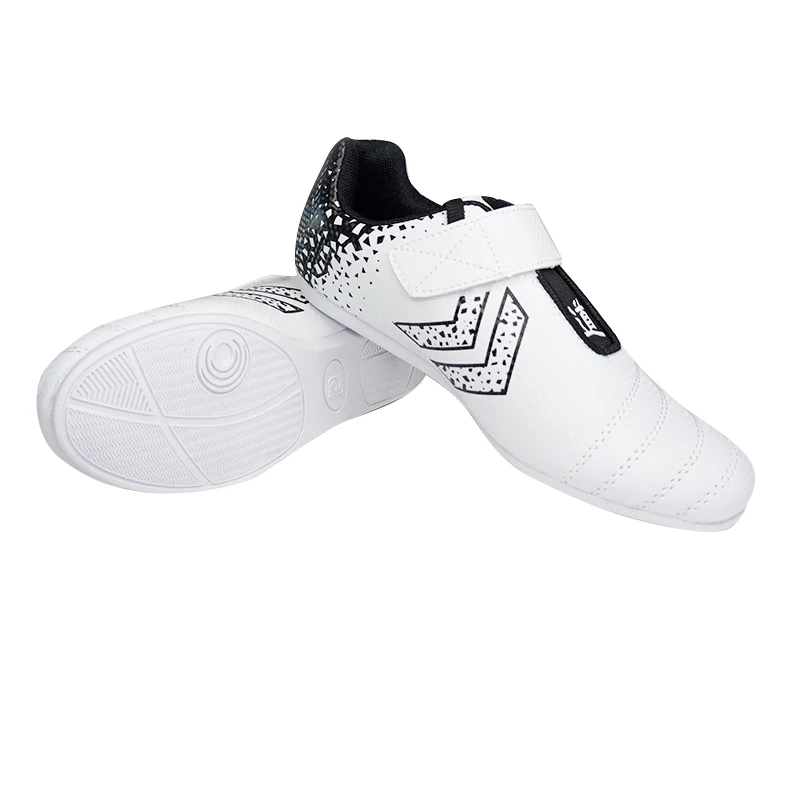 

Unisex sneakers taekwondo shoes high quality PU leather soft lightweight sports footwear karate boxing taekwondo TPR soles shoes