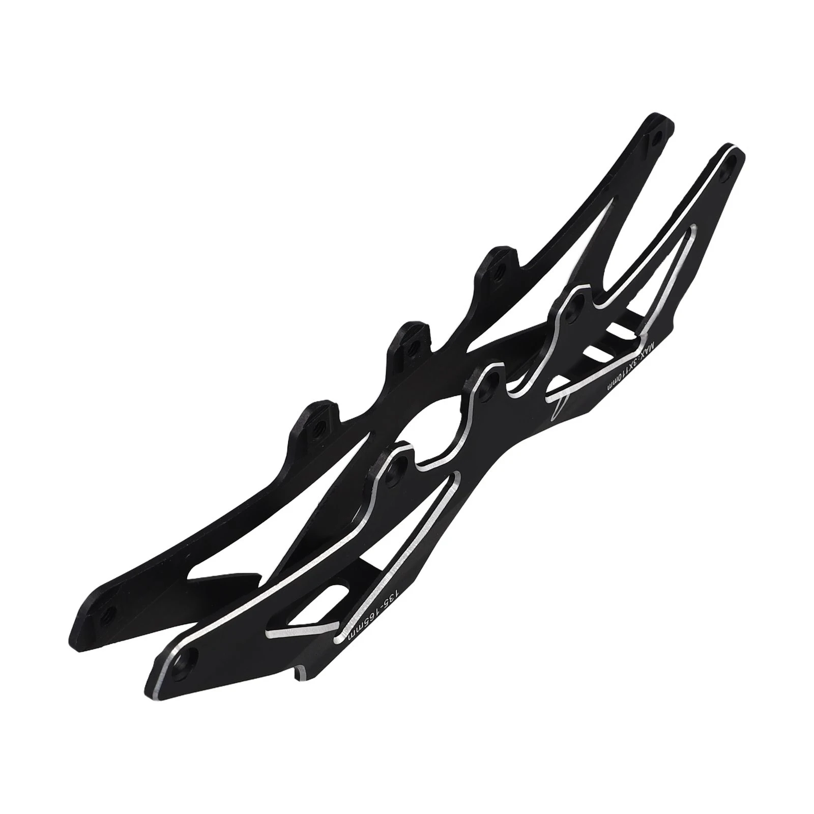 Frame Base Black Wheel Bracket CNC Exquisite Design Light Weight Lnline Speed Strong Wear Resistant 3 Wheels 4 Wheel