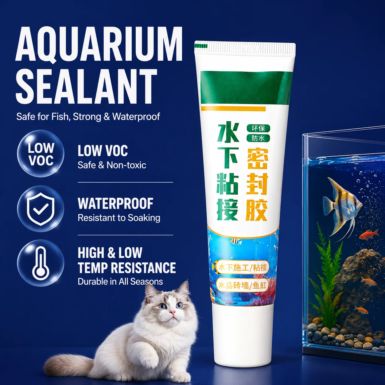 60/120Ml Lem Ramah Lingkungan  - Marine Aquarium Glue ulasan dan harga
