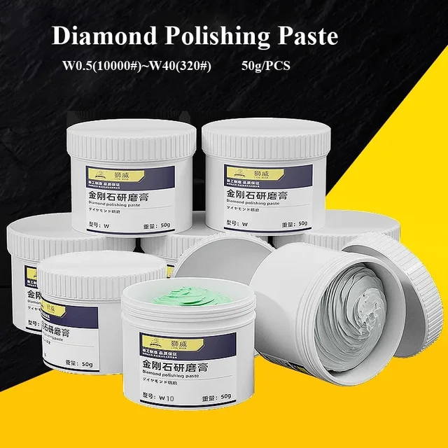 50 g/szt. Diamentowa pasta szlifierska diamentowa pasta polerska do jadeitowego kamienia szafirowego formy/wyjściówki lustro polerowanie usuwanie zadrapań