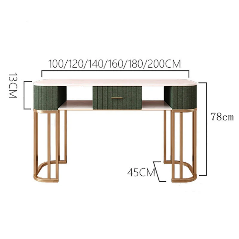 Juego de mesa y silla para manicura minimalista moderno, muebles de salón, mesas para manicura ligeras de lujo para salón de belleza, mesa de maquillaje para uñas para el hogar