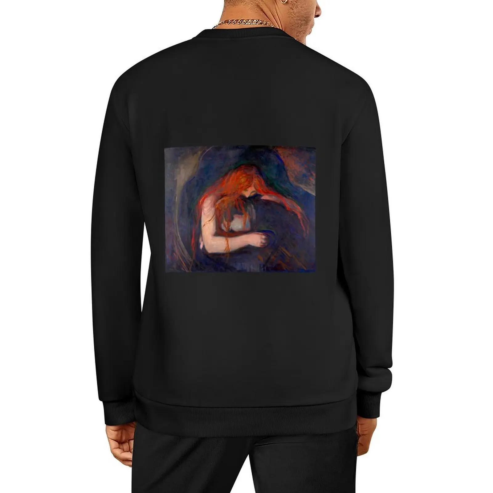 

Edvard Munch: Vampire, 1916–18 Pullover japanese style autumn clothes tracksuit men autumn jacket men oversize sweatshirt