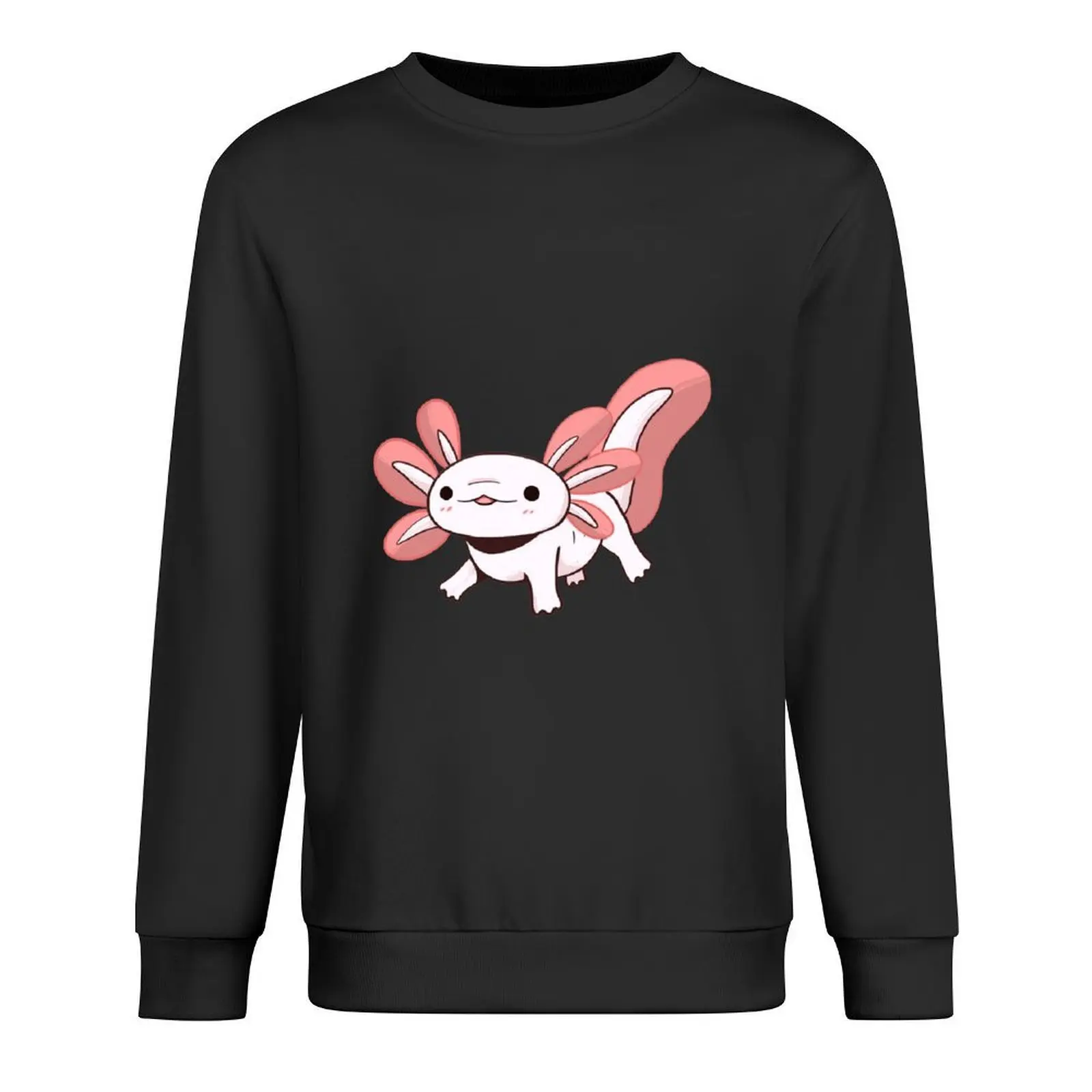 

Little pink axolotl Pullover tracksuit men mens clothing korean style clothes winter clothes anime sweatshirt