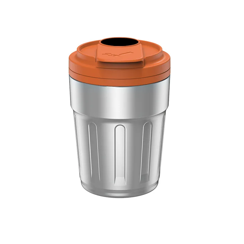 Car Ashtray Car Metal Flame-retardant Inner Liner Smoke Extinguishing Canister Anti Fly Ash With Lid LED With Light Car Ashtray