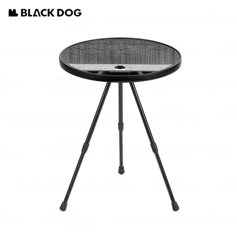 

Naturehike BLACKDOG Camping Table Folding Three-Legged Bracket Round Tea Table Height Adjustable Outdoor Picnic Portable Table