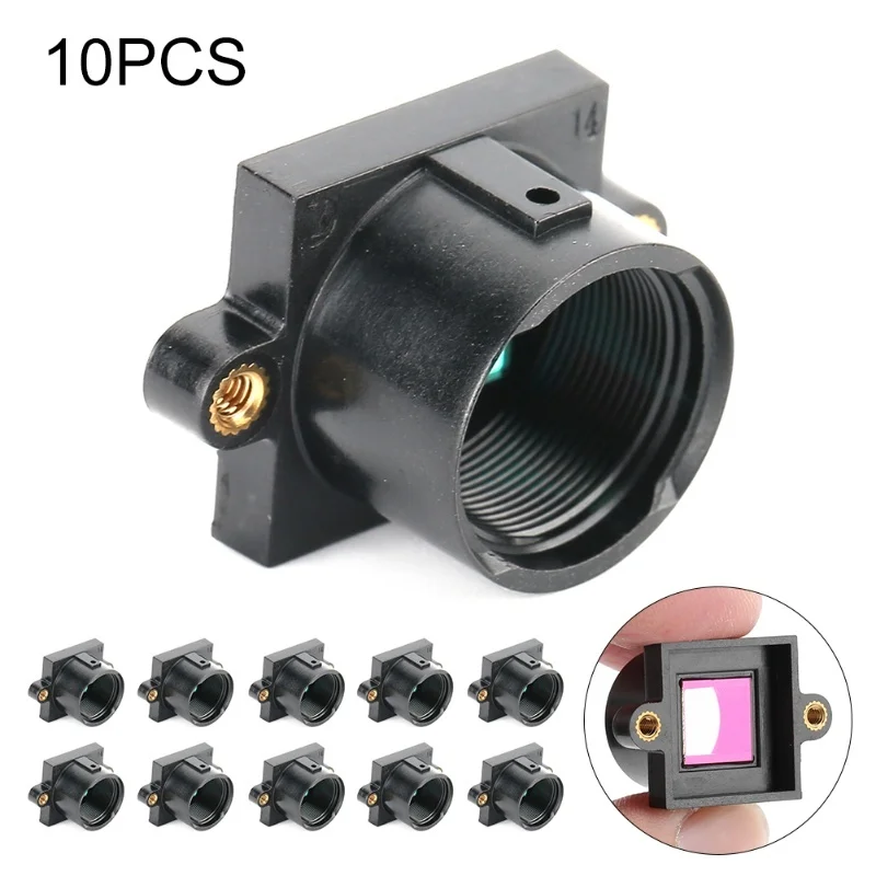 10pcs ABS Camera Lens Mount Holder Bracket Support Adapter M12x0.5 With Filter