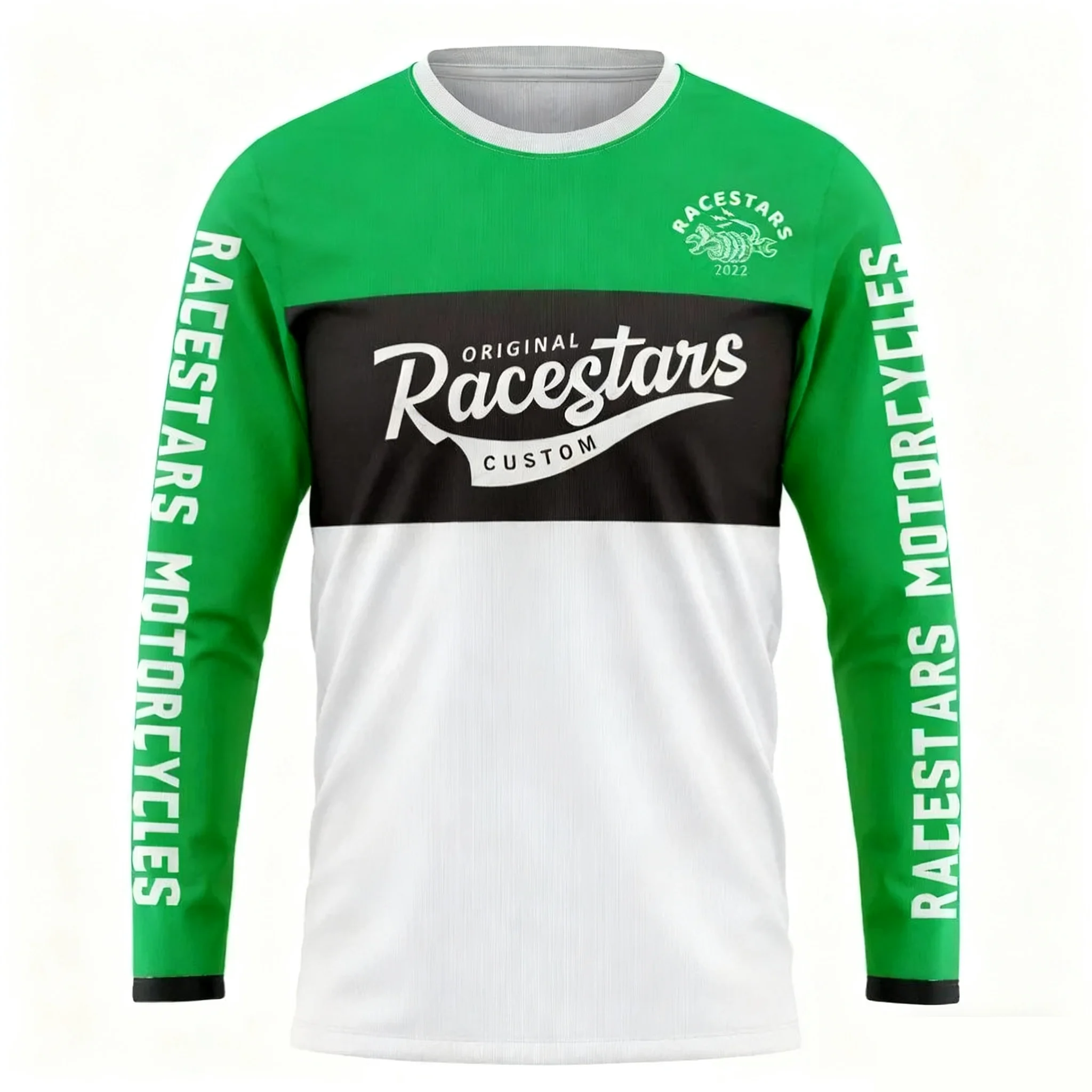Ultimatives Motocross-Downhill-Mountainbike-MX-Rad-T-Shirt für Herren, Langarm-Mountainbike-T-Shirt, schnelltrocknendes Sport-T-Shirt – Detail 4