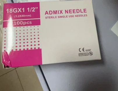 100pcs 18G Sterile Single Use SUBCISION NOKOR Needles for Medical Surgical Procedures Best Quality Economy Pack