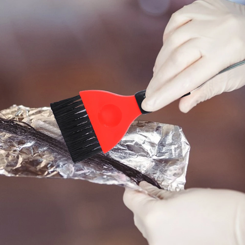 

3pcs Hair Coloring Brush Dye Tools Salon Bristle Brushes Comfortable Handle Lightweight Practical Easy Grip Tint Mixing Hair