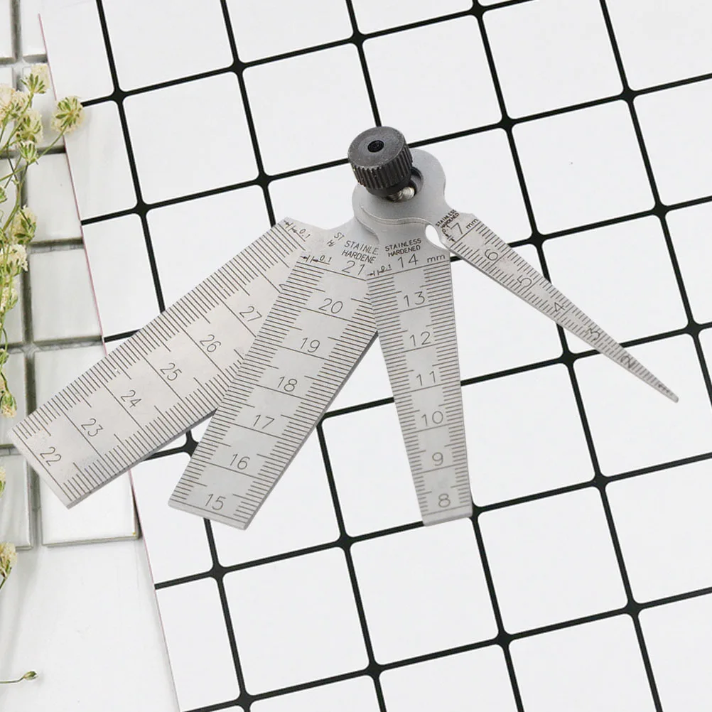 

4Pcs Stainless Steel Taper Gauge Set Durable Rustproof Accurate Measurement Cylindrical Bores Practical Taper Gauge