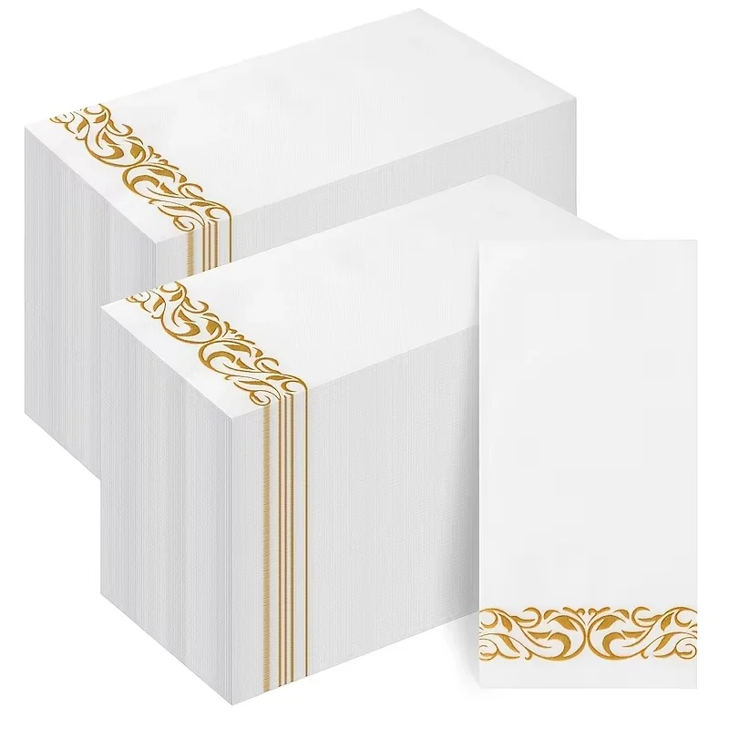 

50Pcs Disposable Napkin Table Napkin Elegant Paper Napkin Restaurant Hotel Napkin Christmas Birthday Party Wedding Napkins