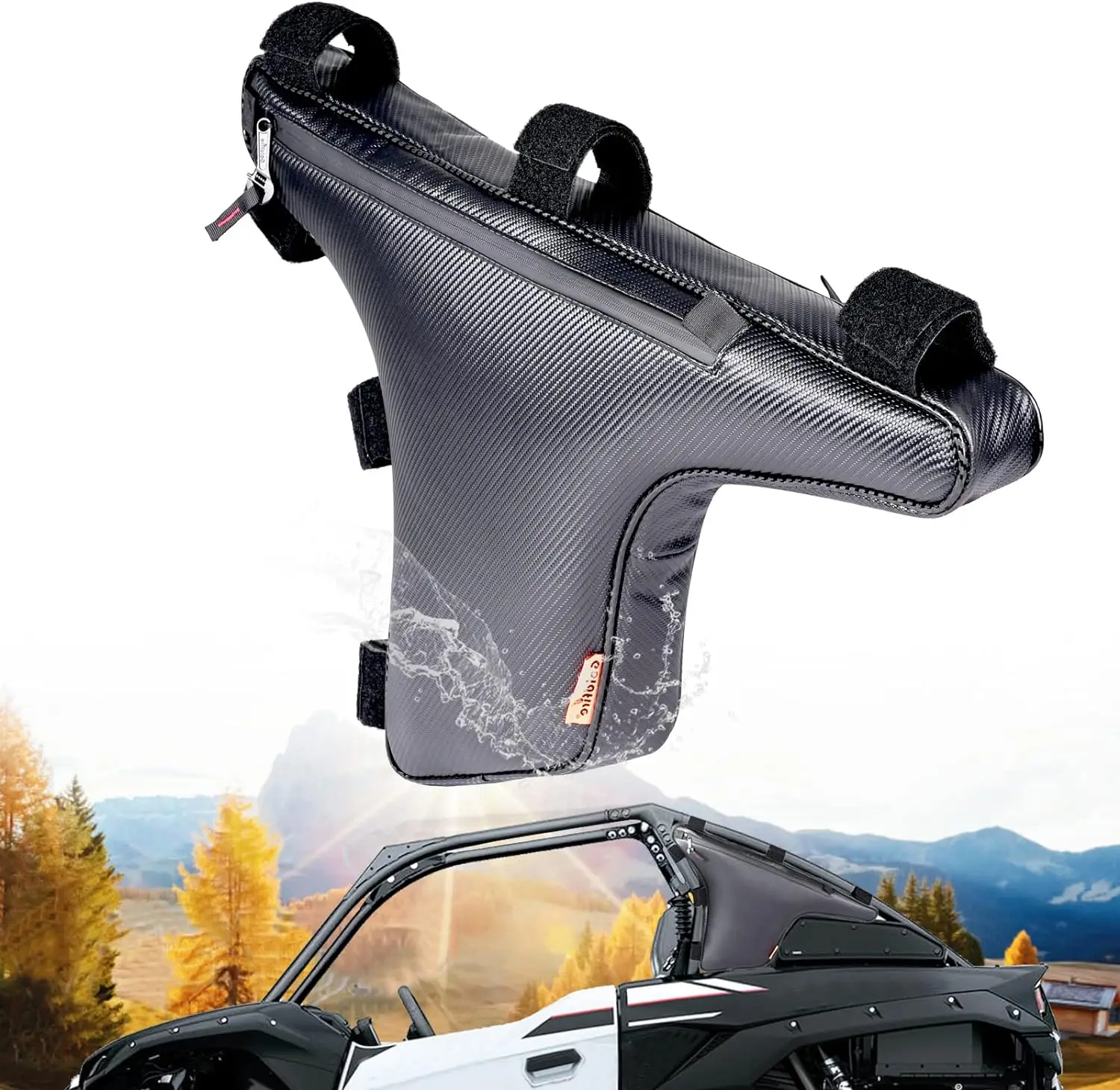 

1 Pair Triangle Truss Storage Bag Waterproof UTV Accessories Fits for Kawasaki Teryx KRX 1000 2020+