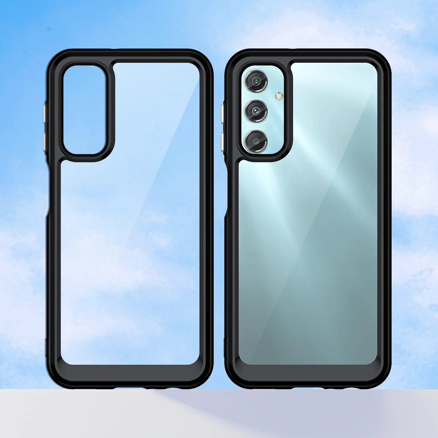 For Samsung Galaxy M34 5G Clear Case For Samsung Galaxy M34 Cover Fundas Hard Translucent Phone Bumper For Samsung Galaxy M34