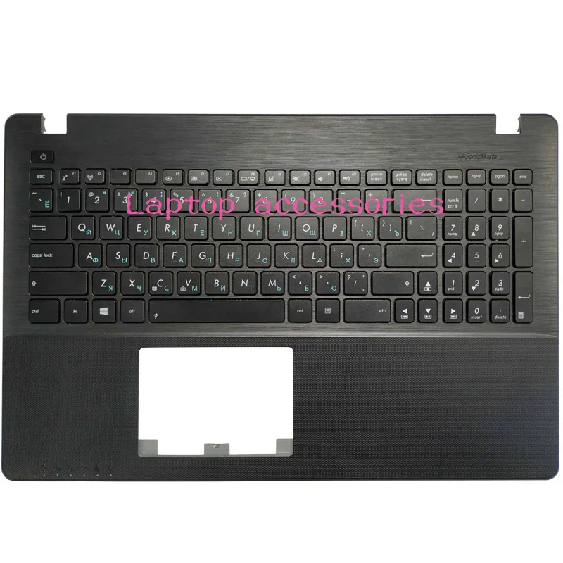 Teclado de laptop russo/eua para asus x552 x552c x552mj x552e x552ea x552ep x552l x552la x552cl r510l r510c r513 apoio para as mãos superior