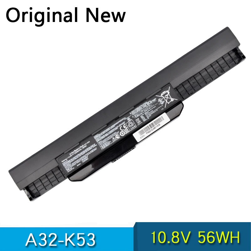 A32-K53 de batería Original para ordenador portátil, pieza nueva para Asus X54, X54H, X44H, A43, A43E, A53S, K43S, K43SJ, K43E, K43U, K53, K53T, K53S, K53SV, A31-K53