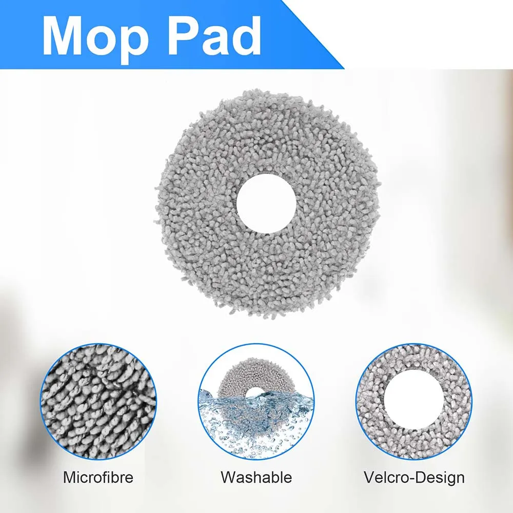 Mop Cloths For Xiaomi Mijia M30S D103CN Consumables Vacuum Cleaner Washable Cleaning Rag Replacement Parts Mop Pads Accessories