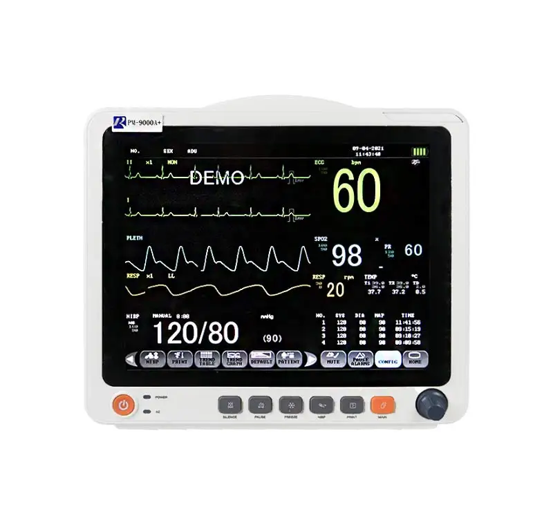Medical Supplies Rainbow Official 12 Inch Vital Sign Patient Monitor Bulk Price PM-9000A+