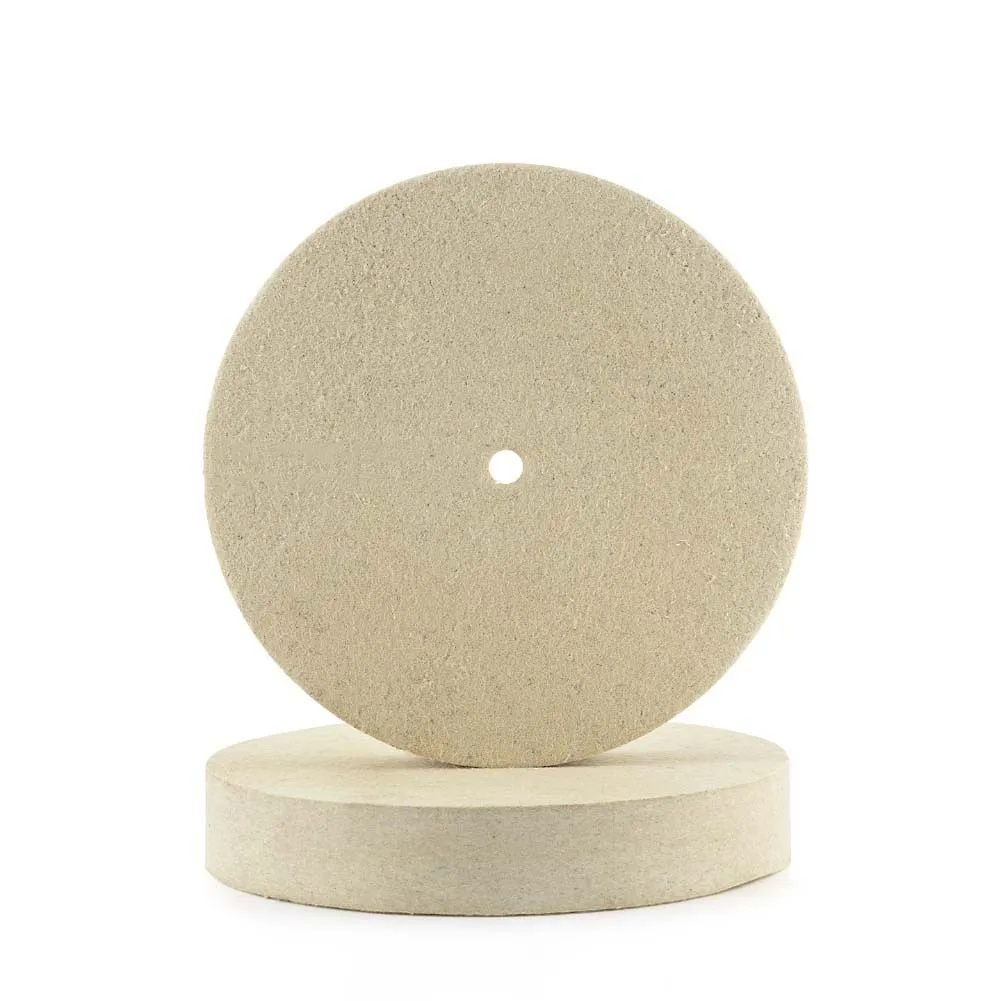 Metal Buffing Tool Flat Polishing Wheel Home DIY Polishing Fine And Coarse Options Wool Material Buffing Accessory