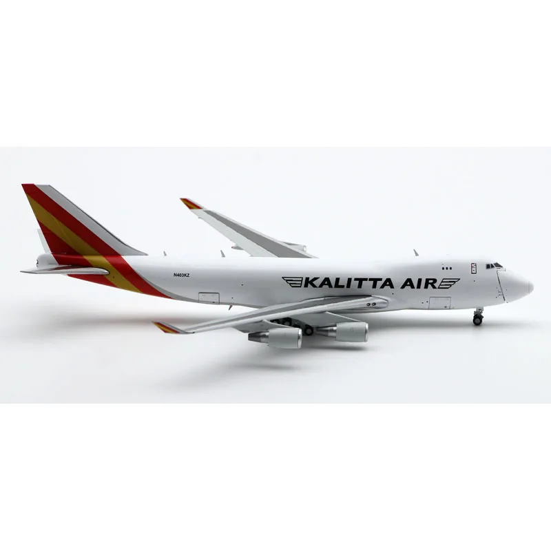 LH4263C Hợp Kim Tập Thể Máy Bay Tặng JC Cánh 1:400 Kalitta Air Tương Tác Boeing B747-400F Diecast Máy Bay Mẫu Máy Bay Phản Lực N403KZ