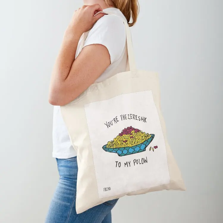 

Zereshk Polow Tote Bag shopping trolley bag tote bag women Woman shopper