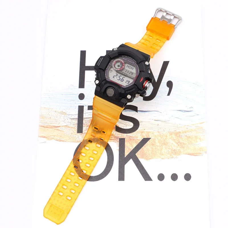 Rubber Strap for Casio G-SHOCK GW-9400 Replacement Men Women Sport Waterproof Silicone Watch Band Bracelet Accessories gw-9400