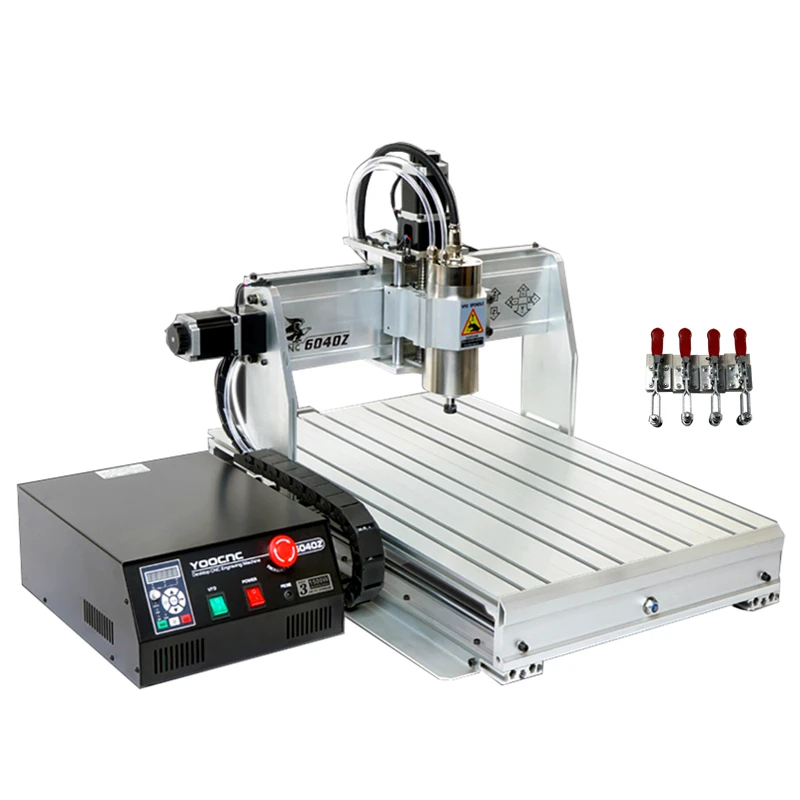 LY CNC Router 8060 Wood Engraver Router Water Cooling USB Port Aluminum Engraving Drilling Milling Machine Optional Rotary Aixs