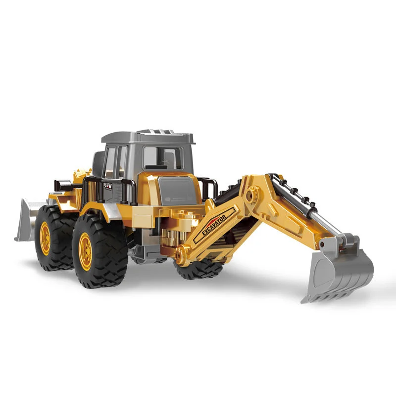 Diecasts Mini Tractor Excavator Crane Bulldozer Toy Boy Car Vehicle Toys Models Dump Truck Alloy+Plastic Education Wholesale