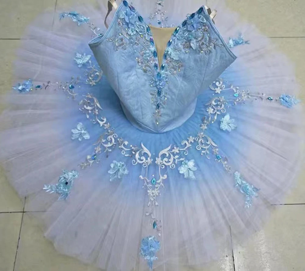 Classic ballet queen on ice bluebird variation performance adult children professional ballet custom dress Ballet skirt