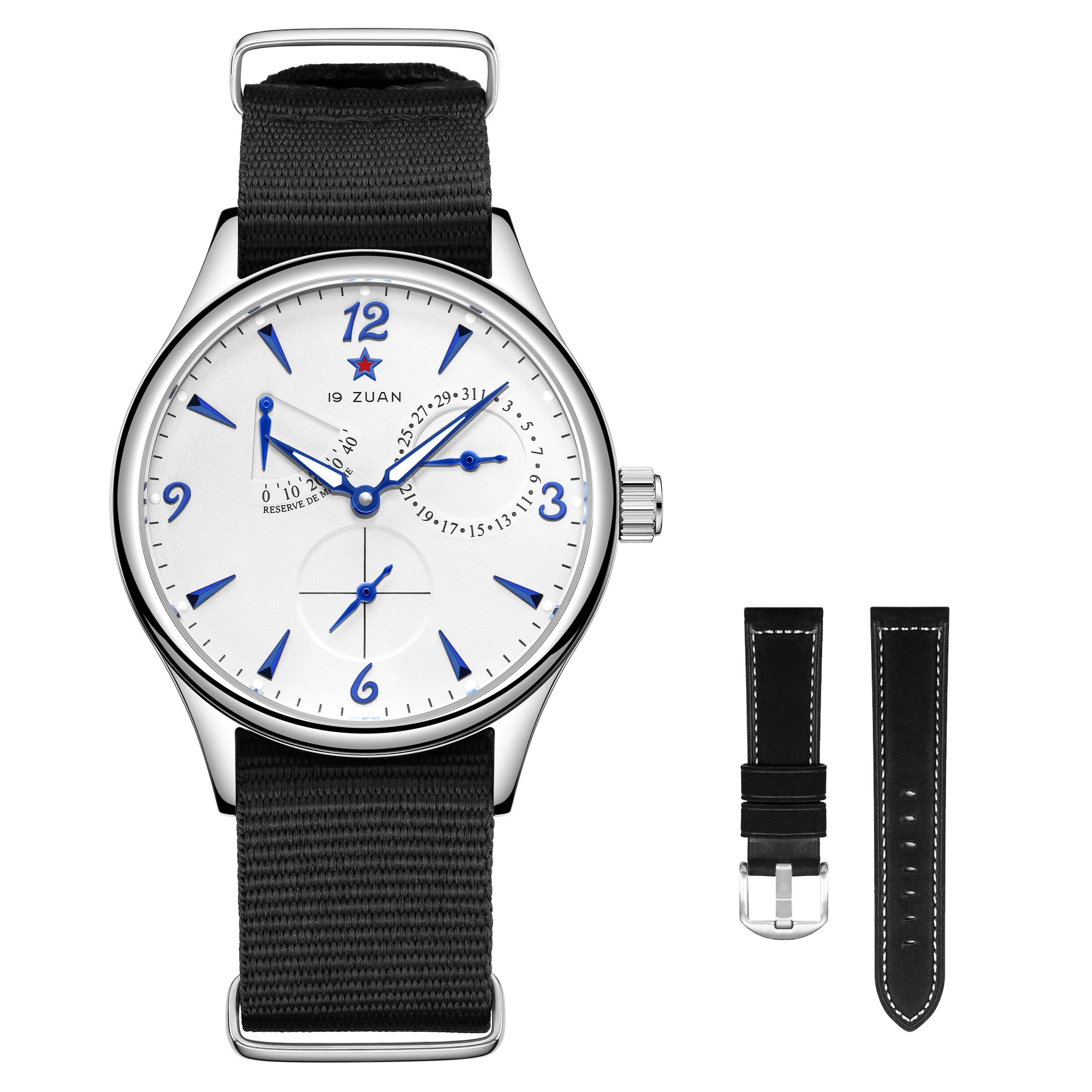 Seagull Herren 1963 Fliegeruhr 40 mm ST1780 Automatisches mechanisches Uhrwerk Saphirglas Retro-Stil Wasserdicht 50 m