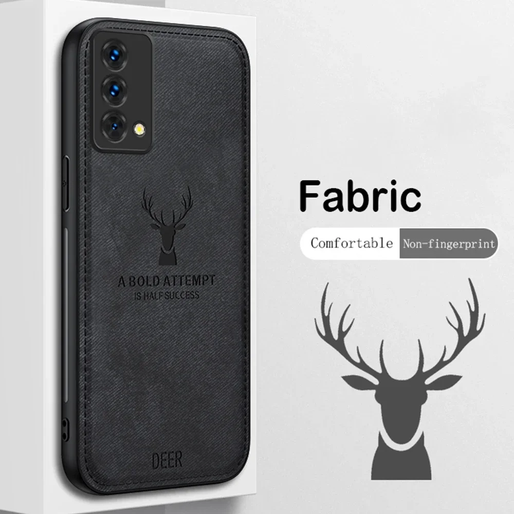 Fabric Deer Case for Oppo Realme GT Master Cover Cloth Silicone Protection Phone Cover OppoRealmeGTMaster RMX3363 RMX3360 Coque