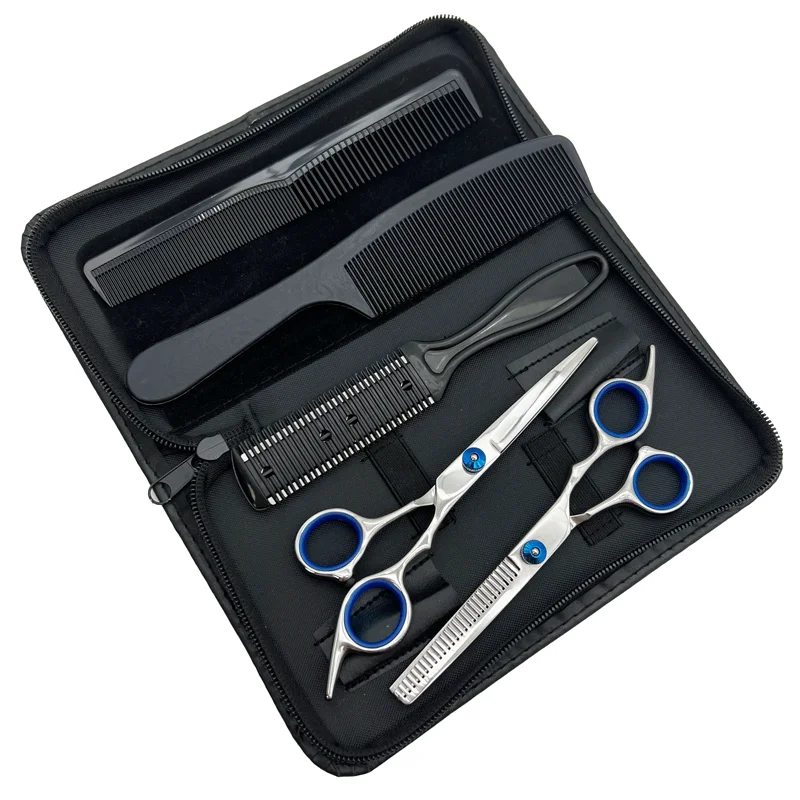 Hairdressing Scissors Set, Professional Hair Cutting Scissors Thinning Shears, Hair Cutting Styling Accessories Tools Kit