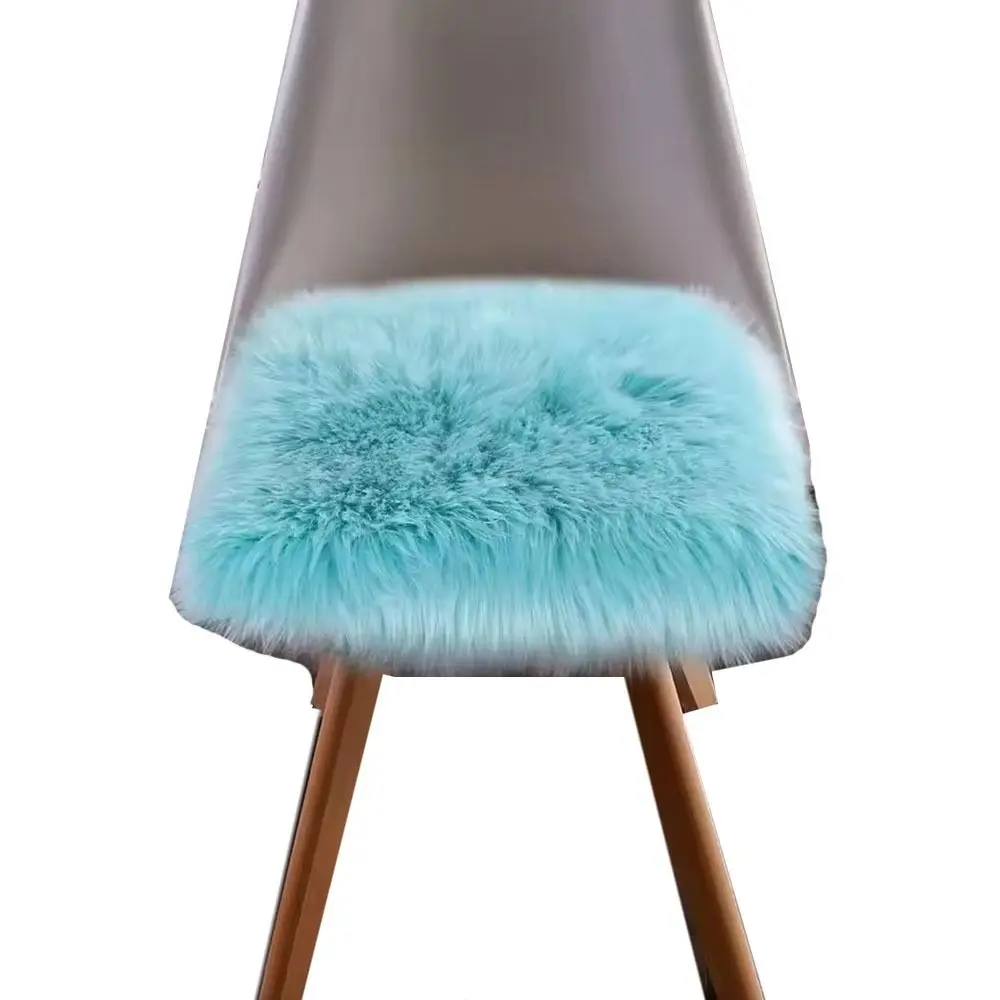 

Sofa Pillow Cushion Fluffy Faux Fur Carpets Soft 45*45cm Shaggy Fur Rugs Photography Background Cloth