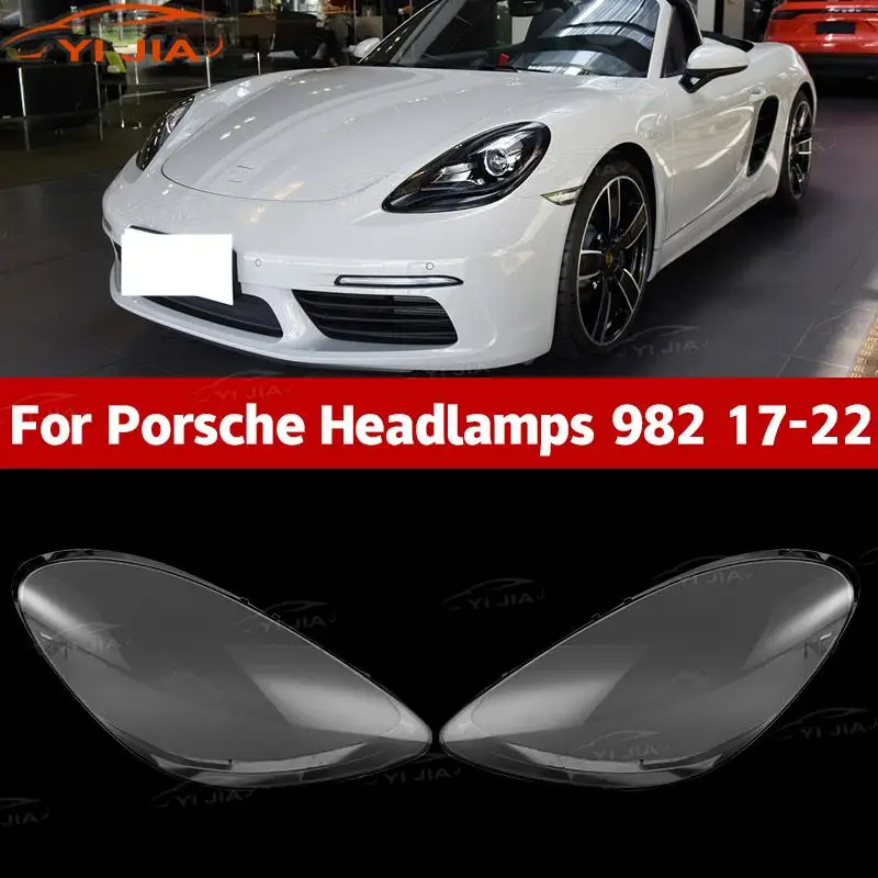 

Для Porsche Boxster Cayman 982 2017-2022 крышка объектива фар клей прозрачный корпус пара автомобиля