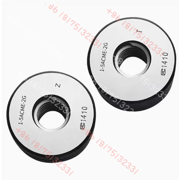 

ACME 6-Piece 3/8 NPT M10x1.25 Metric Thread Ring Gauge New Used Steel Carbide Forged Drilling Tool API Certified for Drilling