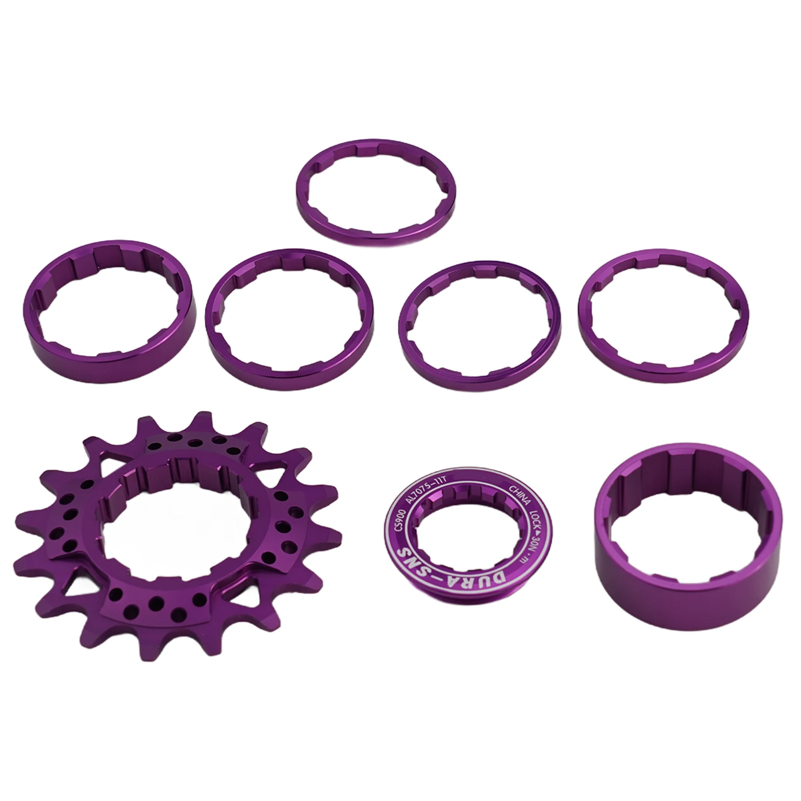 

1 Set For Dirt Bike Climbing Street Bike To Single Speed Flywheel 9 Turn 1 Flywheel Cover Single-speed Flywheel Bicycle Parts