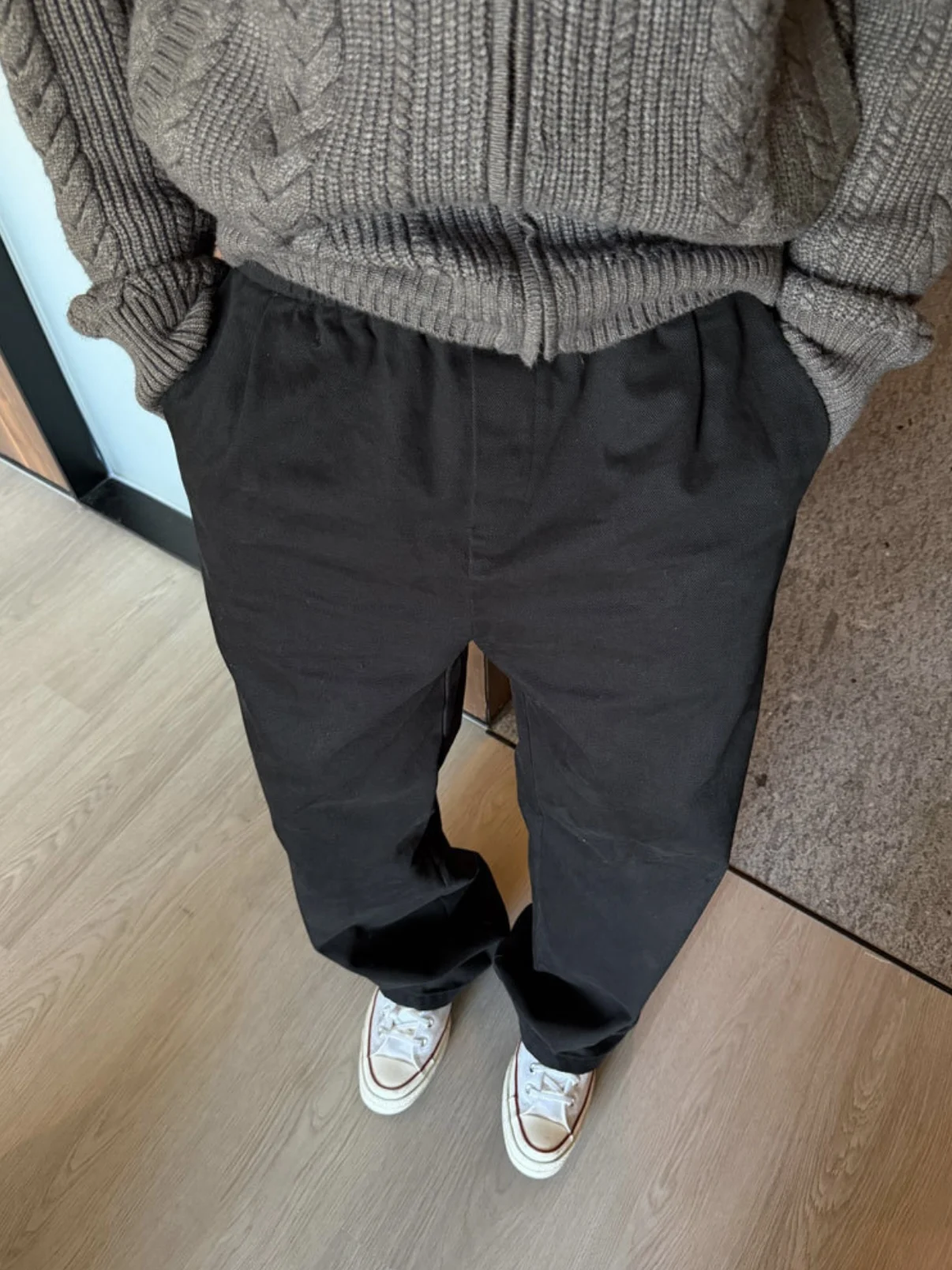 

Утепленные прямые повседневные брюки из хлопка для молодежи, производство Китай