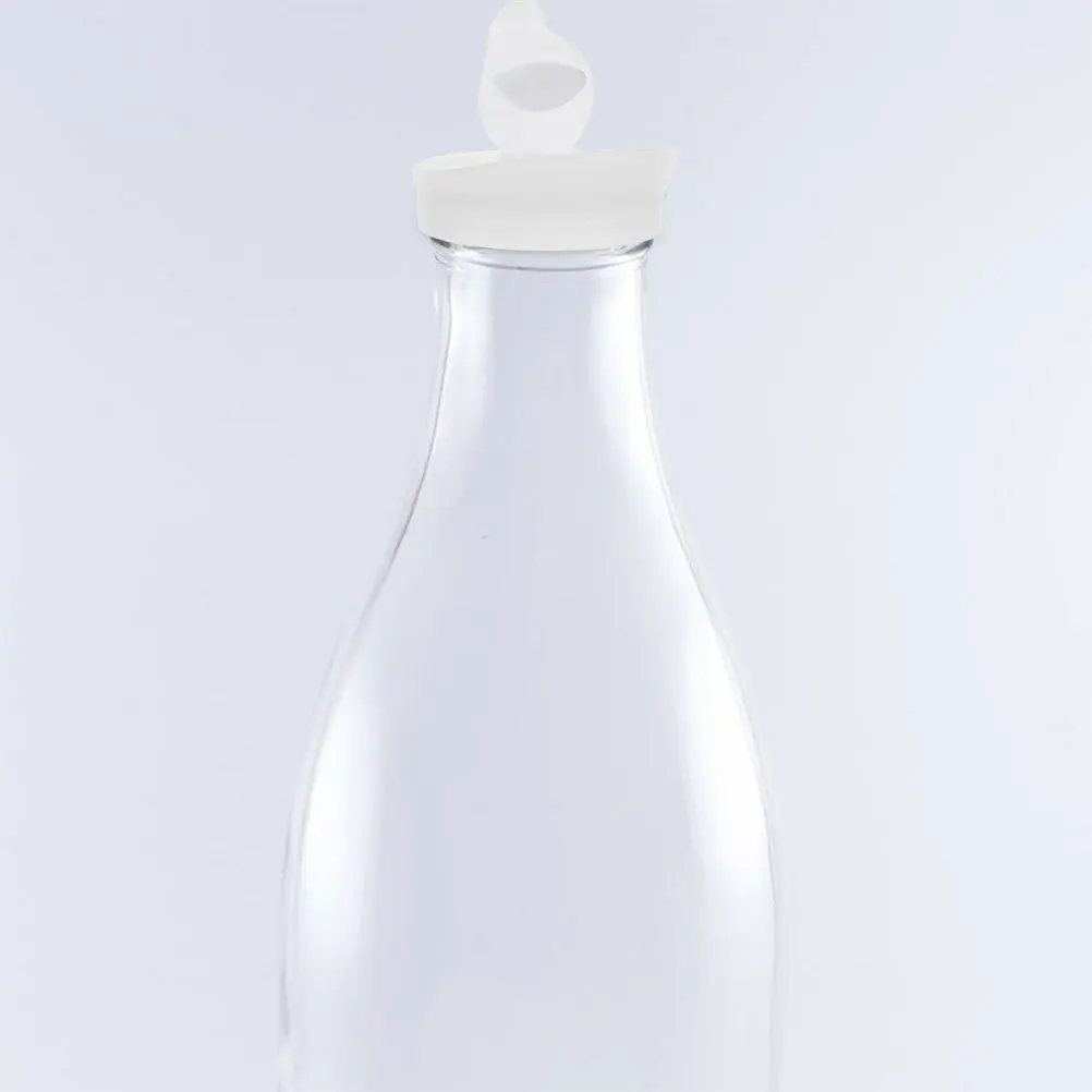 

2Pcs Plastic Jug Caps Leakproof Splashproof Lids for 1.6L 1L Juice Bottles Water Jug Replacement Freshness Preservation
