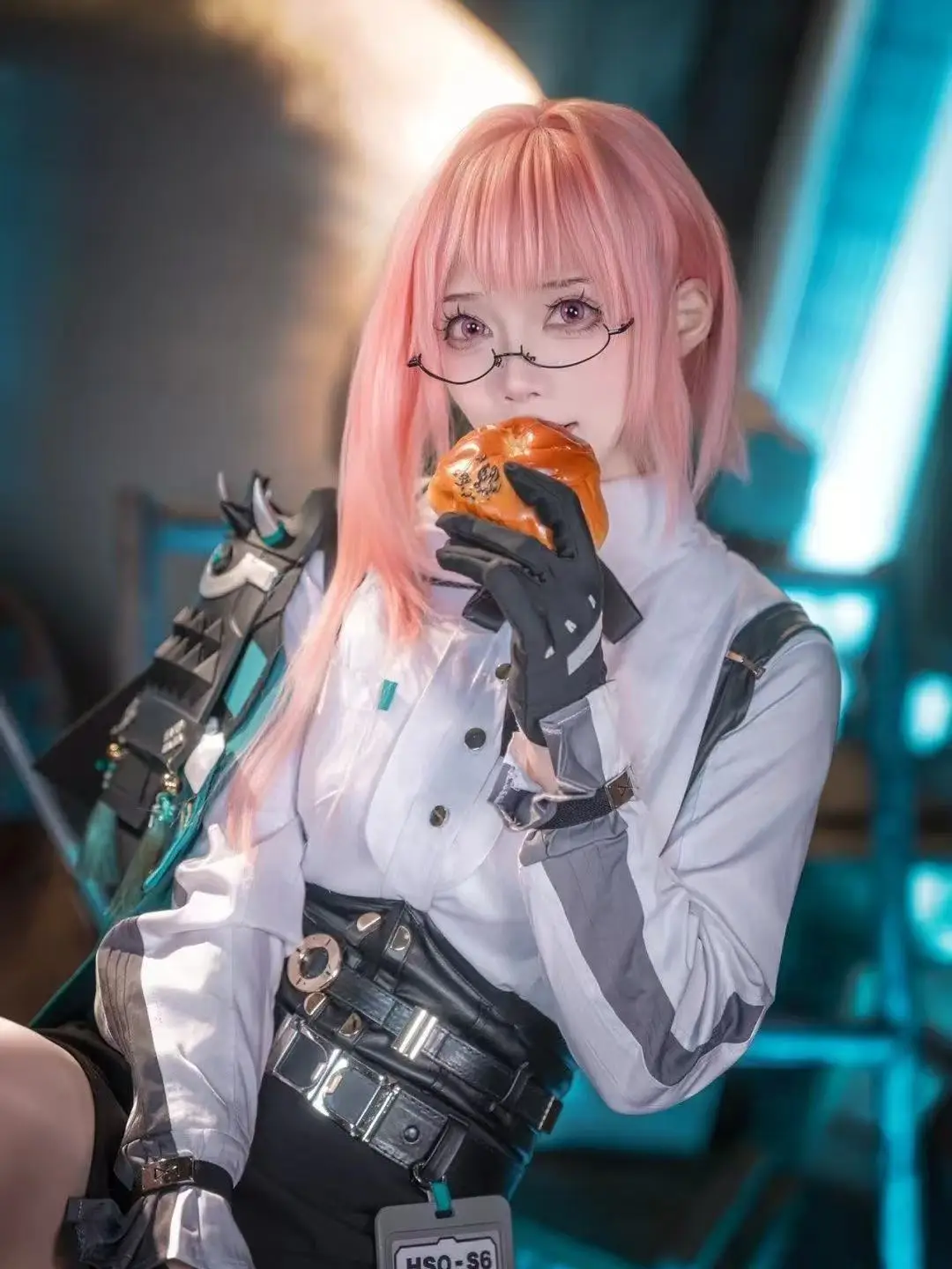 Tsukishiro Yanagi Cosplay Anime Spiel Zenless Zone Zero Cosplay Kostüm Rosa Langes Haar Rollenspiel Schuhe Halloween Zubehör